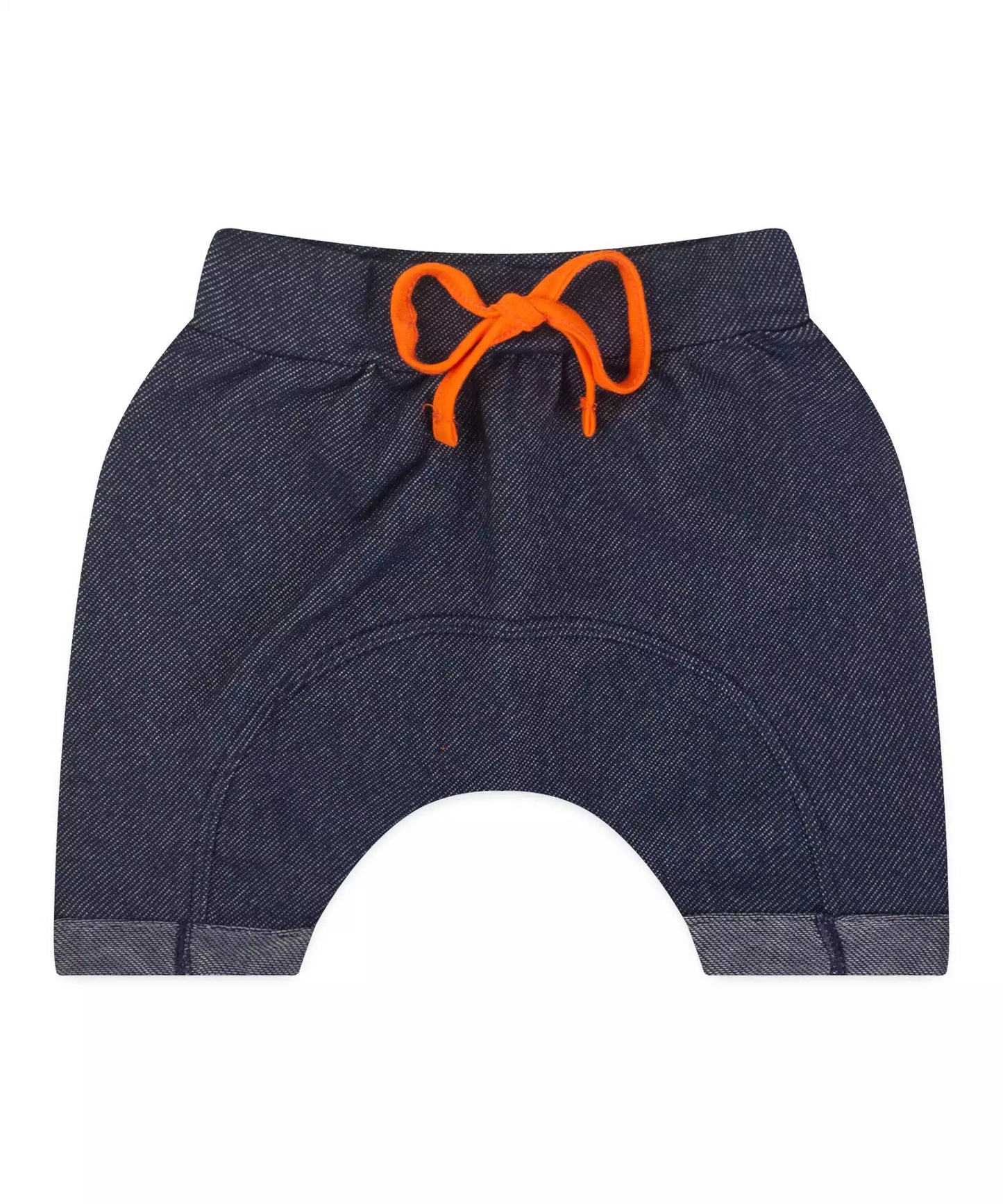 Conjunto Curto para Bebê Menino Cachorro Laranja