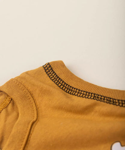 Conjunto Curto para Bebê Menino Caminhão Marrom