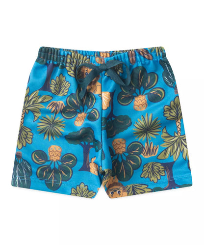 Conjunto Curto para Bebê Menino Leãozinho do Safari Marinho