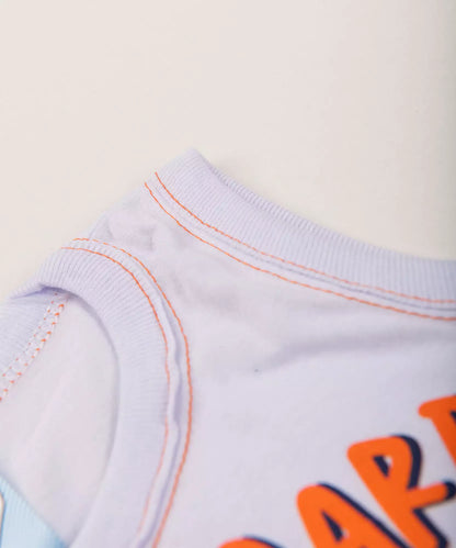 Conjunto Curto para Bebê Menino Tigre Branco