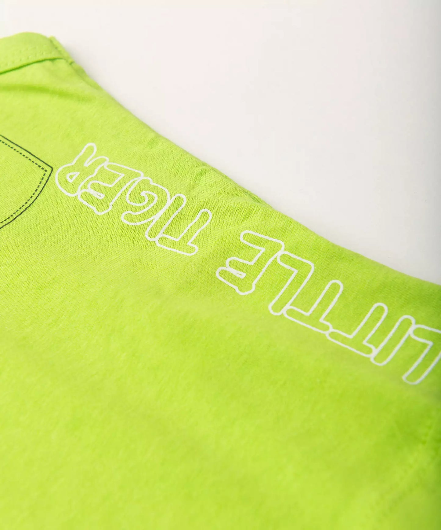 Conjunto Curto para Bebê Menino Tigrinho Verde