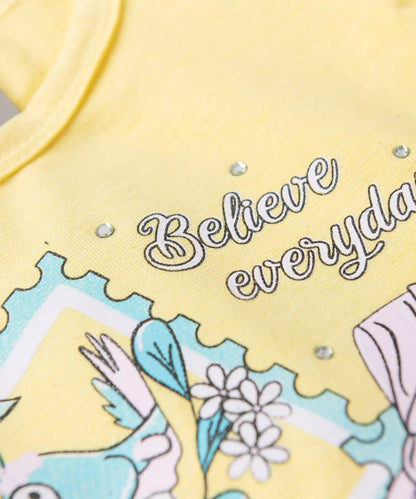 Conjunto Curto para Menina Believe Everyday Rosa