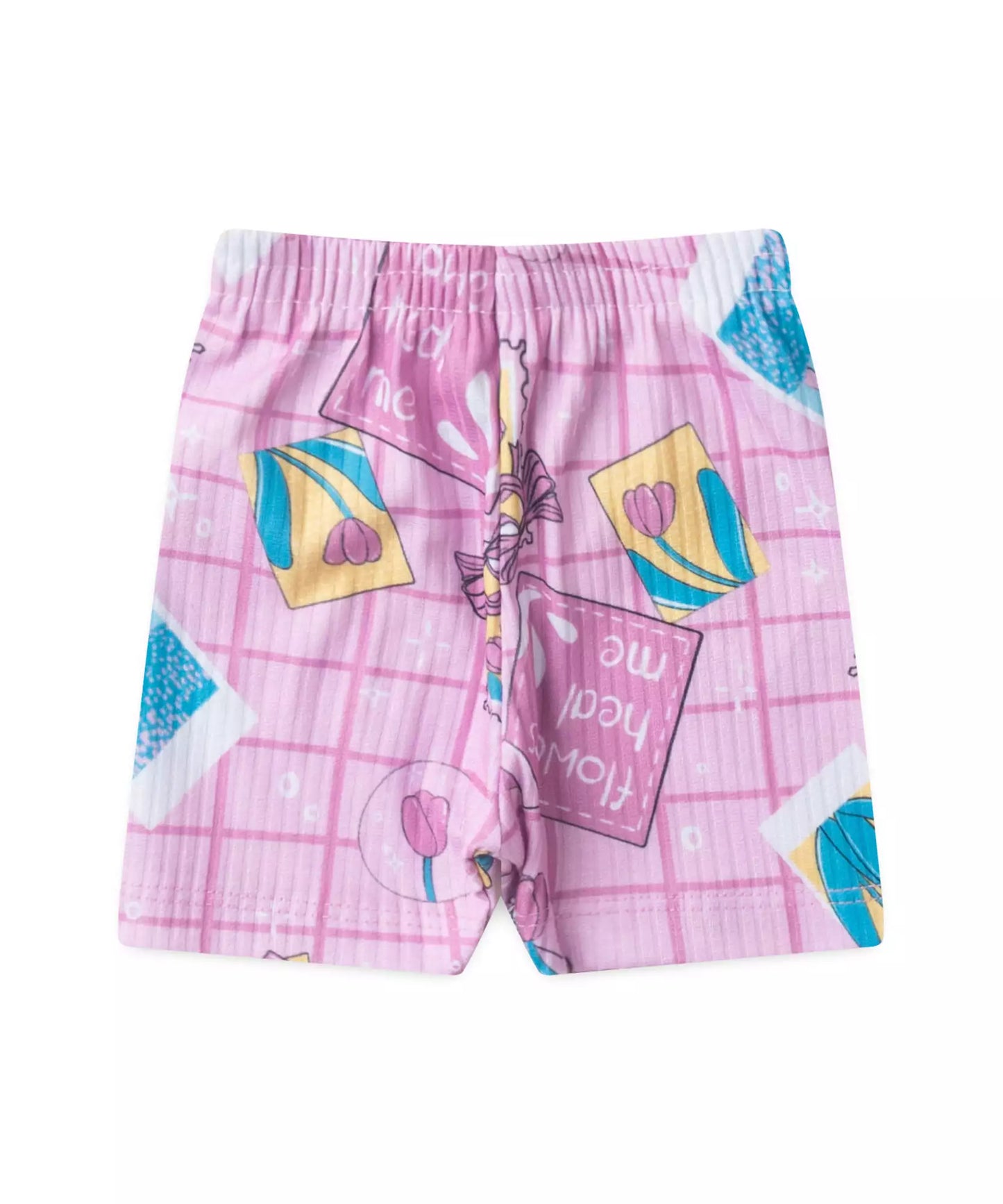 Conjunto Curto para Menina Believe Everyday Azul