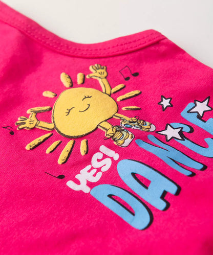 Conjunto Curto para Menina Dance Pink
