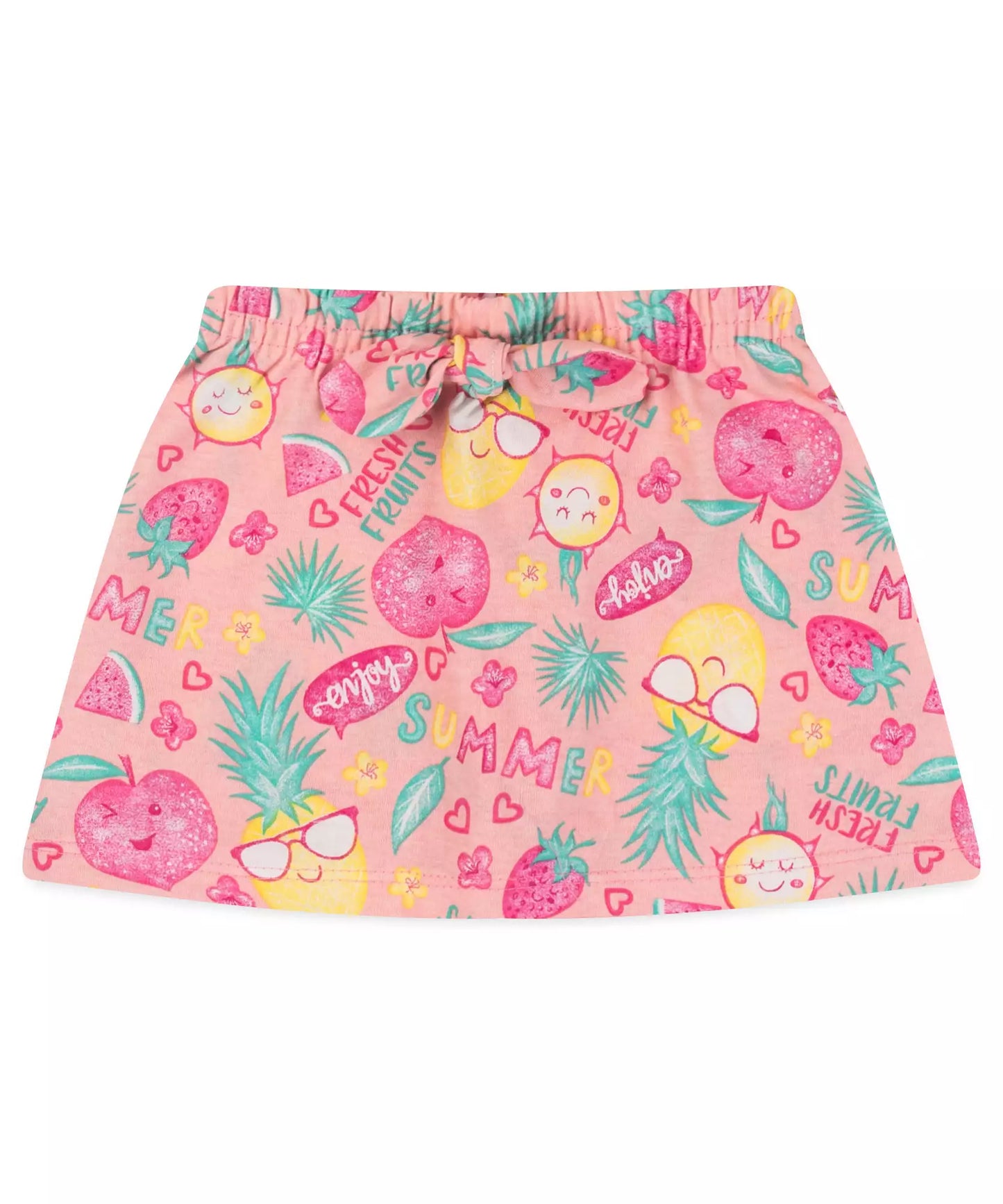 Conjunto Curto para Menina Frutal Pink