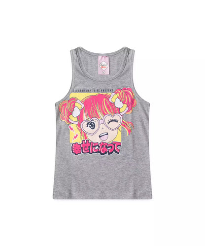 Conjunto Curto para Menina Garotinha Fashion Mescla