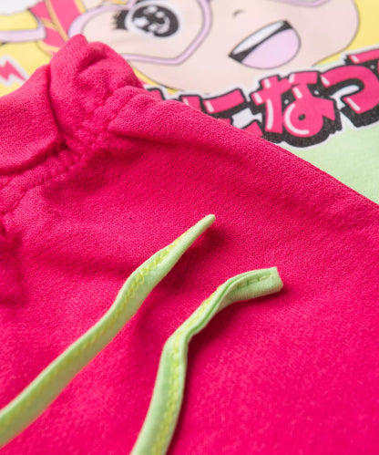 Conjunto Curto para Menina Garotinha Fashion Verde