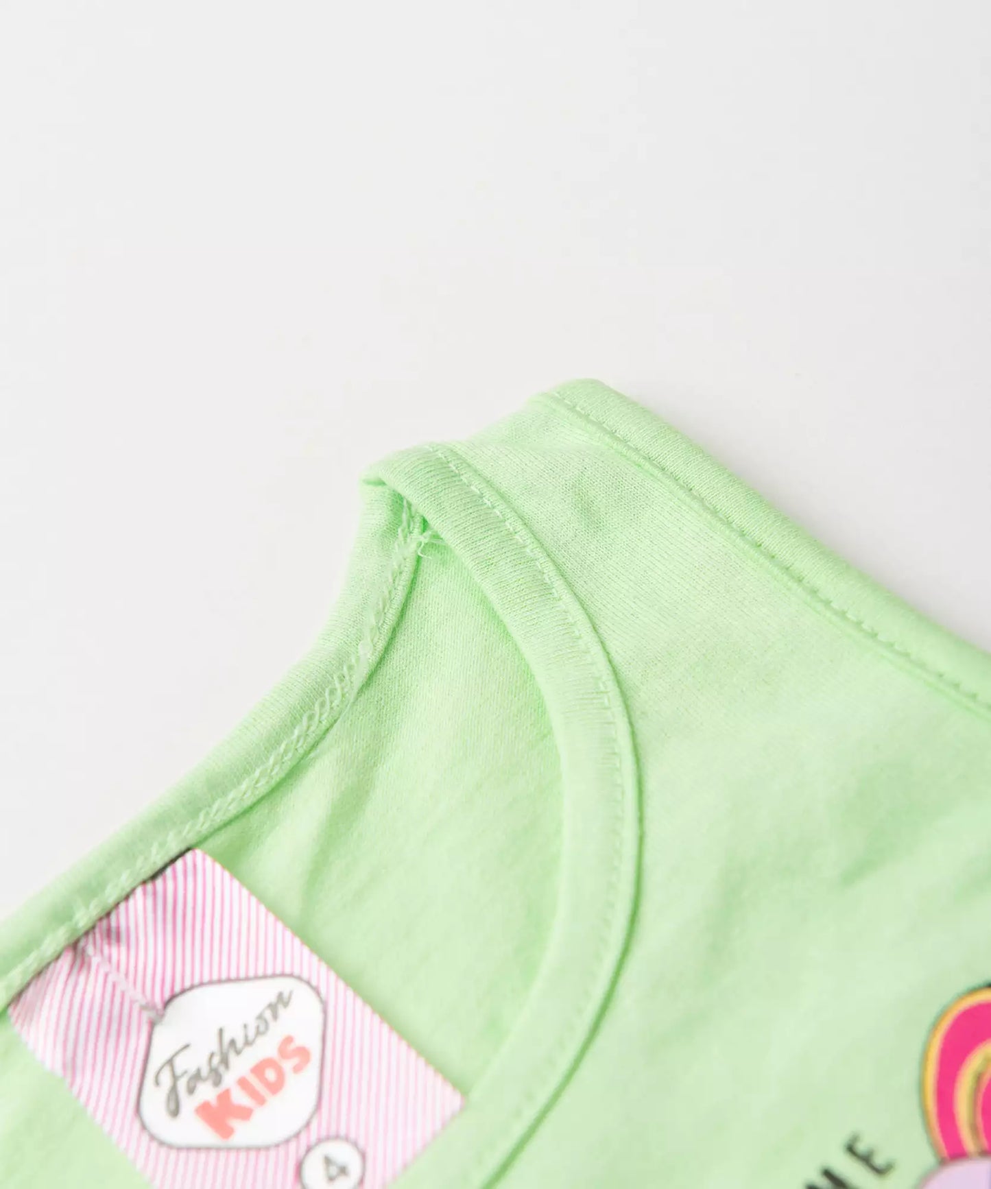 Conjunto Curto para Menina Garotinha Fashion Verde