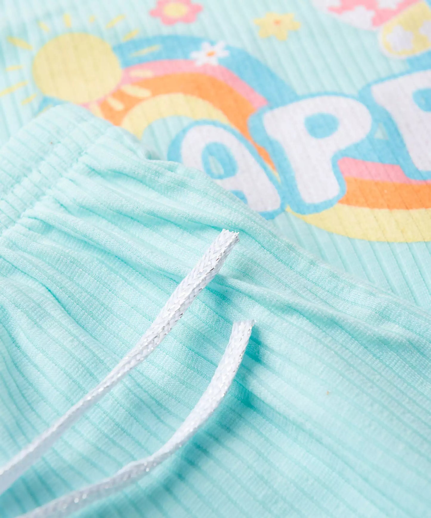 Conjunto Curto para Menina Happy Day Azul
