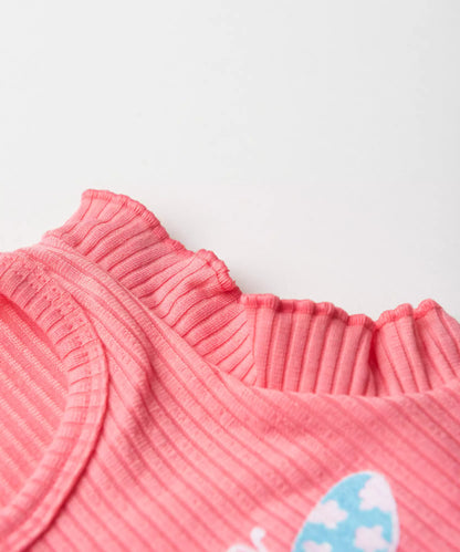 Conjunto Curto para Menina Happy Day Rosa