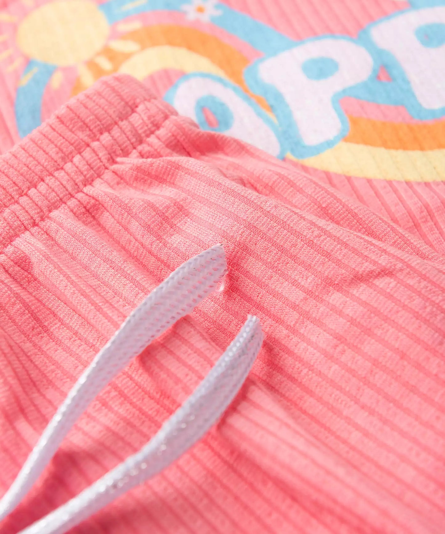 Conjunto Curto para Menina Happy Day Rosa