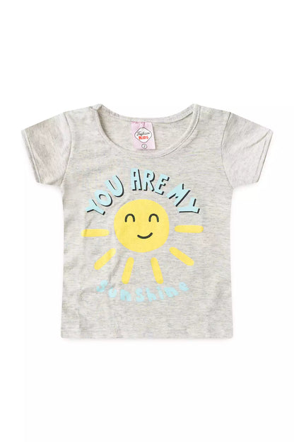 Conjunto Curto para Menina Solzinho Mescla