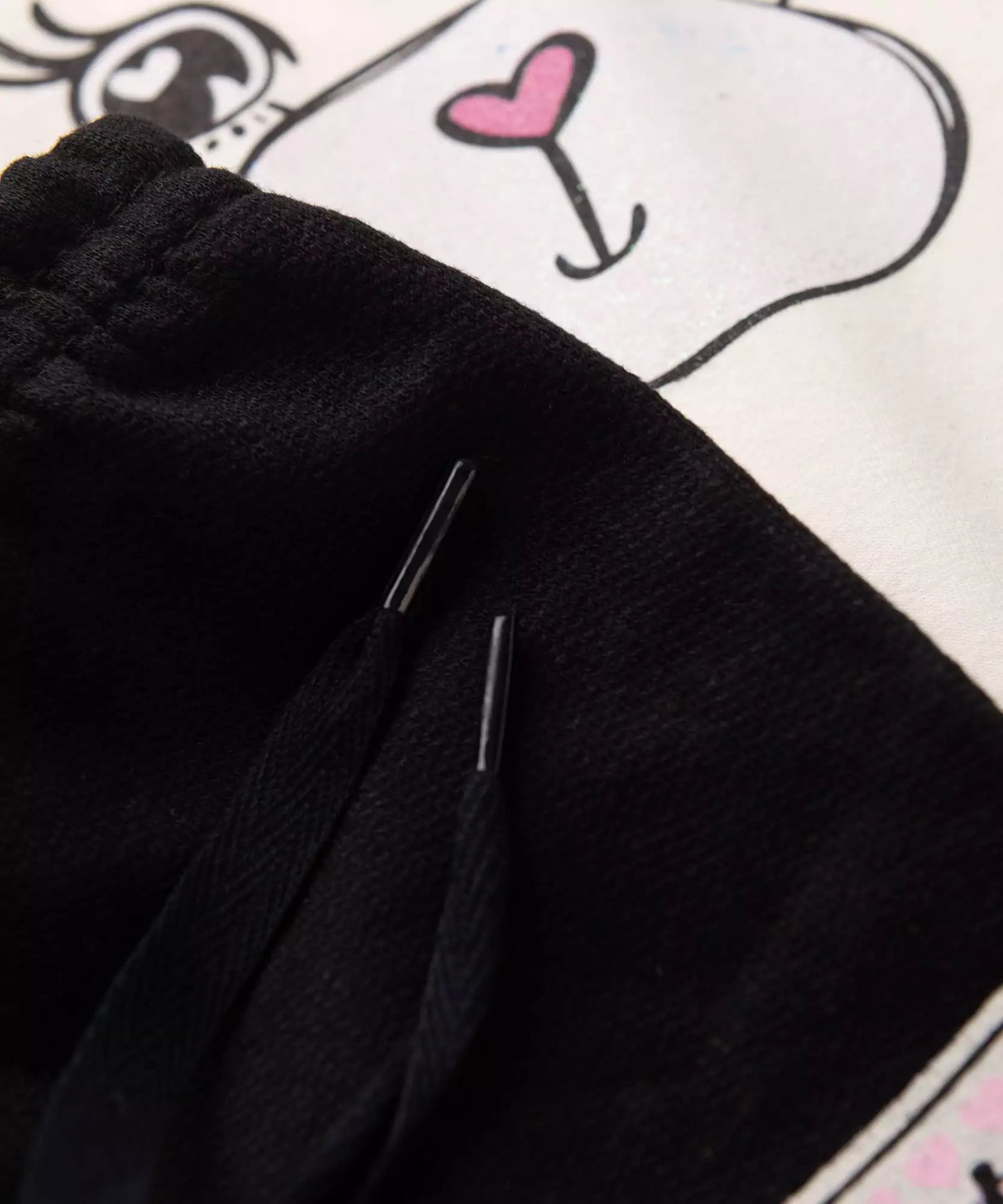 Conjunto Curto para Menina Ursinho Marfim