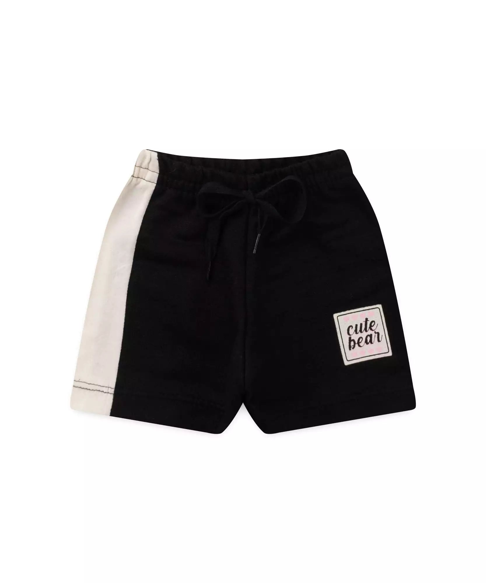 Conjunto Curto para Menina Ursinho Marfim