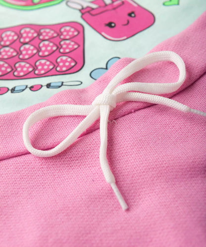 Conjunto Curto para Menina no Ursinho em Verde
