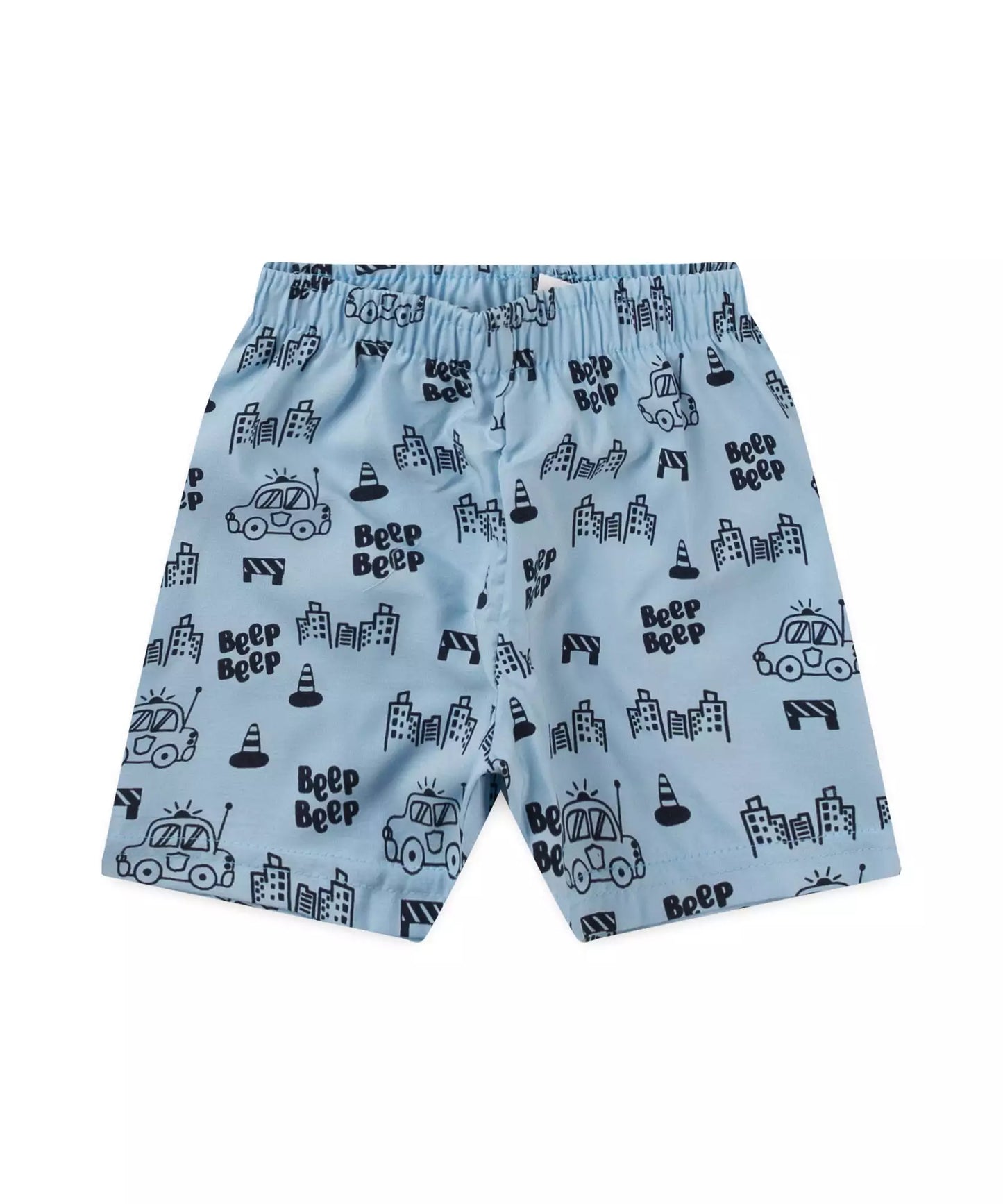Conjunto Curto para Menino Carros Mescla