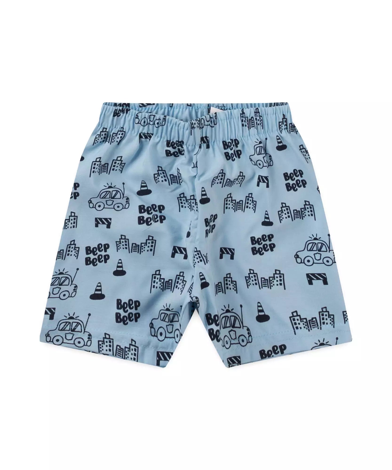 Conjunto Curto para Menino Carros Mescla