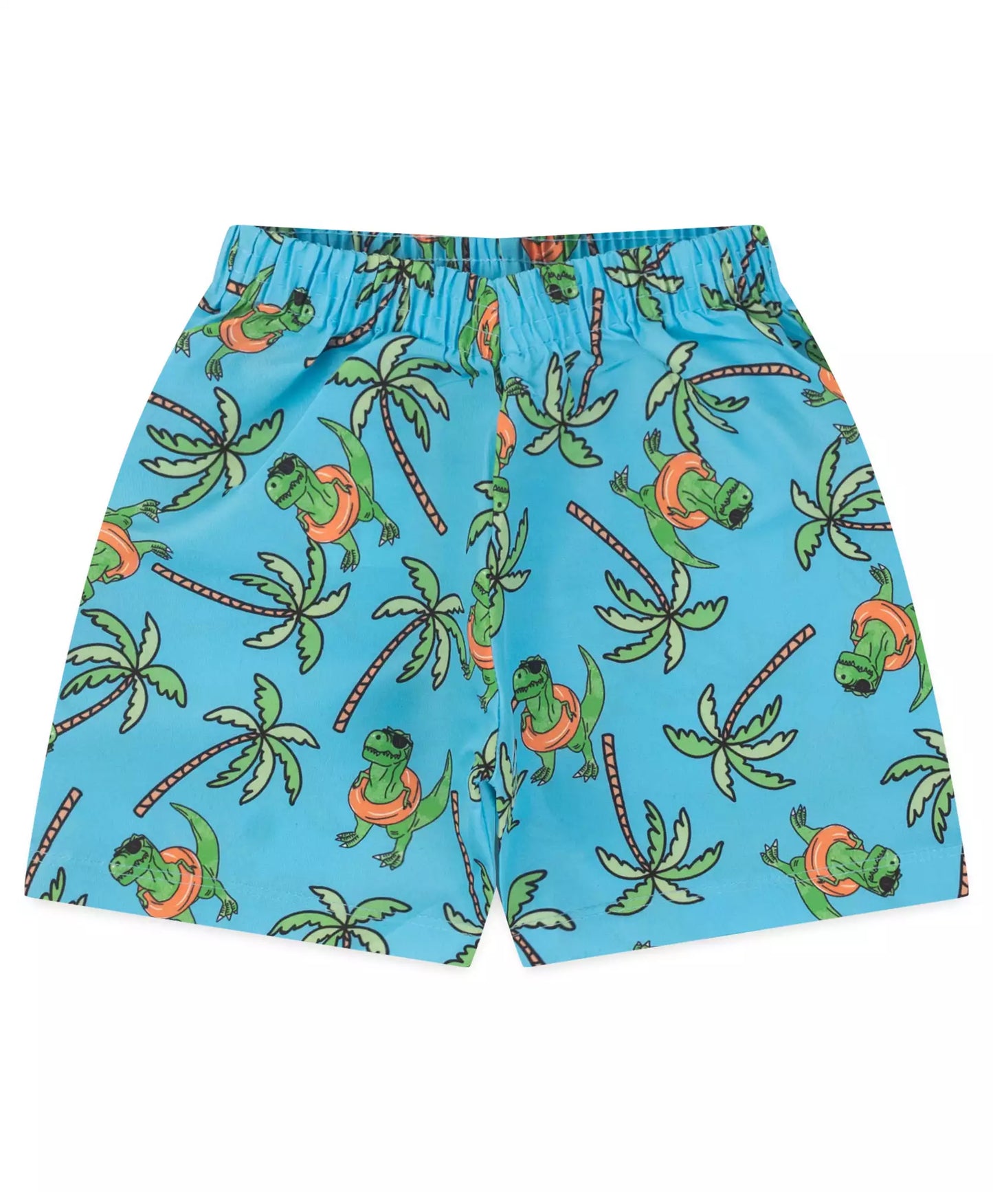 Conjunto Curto para Menino no Branco Dino