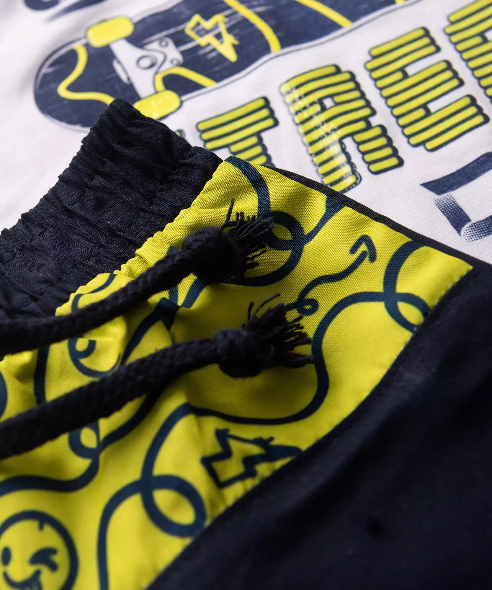 Conjunto Curto para Menino Skate Branco