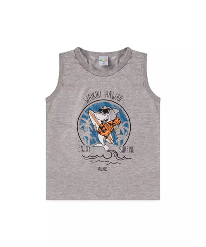 Conjunto Curto para Menino Tubarão no Mescla