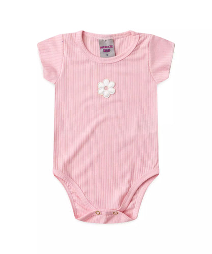 Conjunto de Bebê Menina Florzinha Rosa