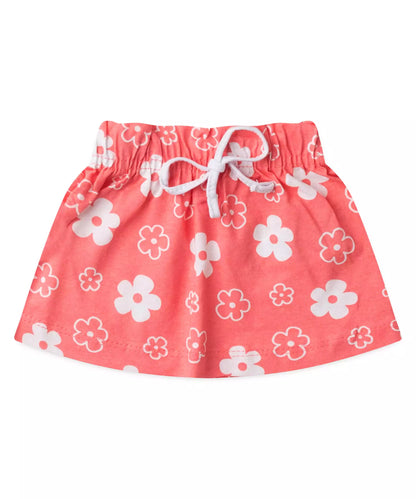 Conjunto de Bebê Menina Florzinha Salmão