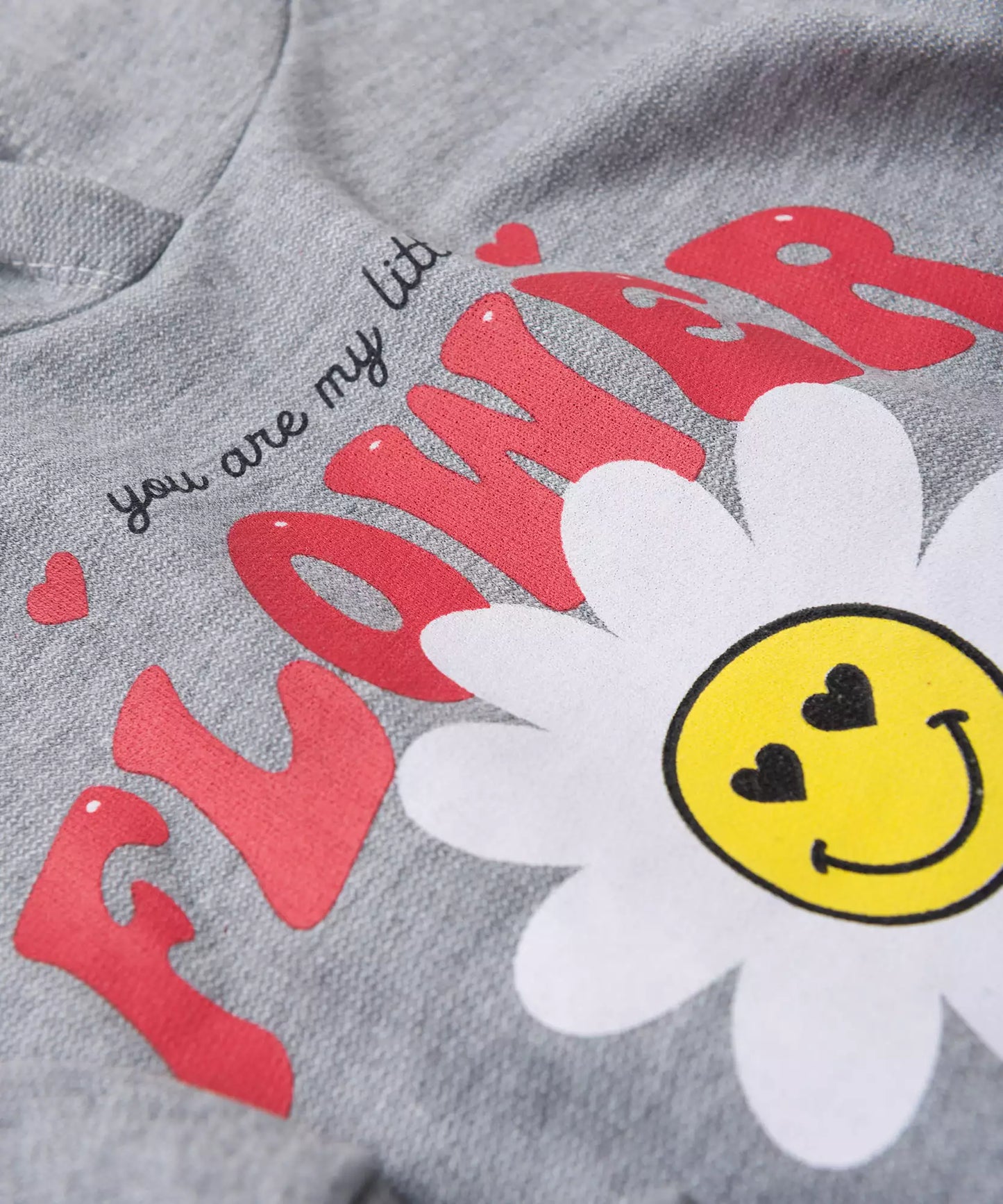 Conjunto de Frio Infantil Feminino Flor Mescla