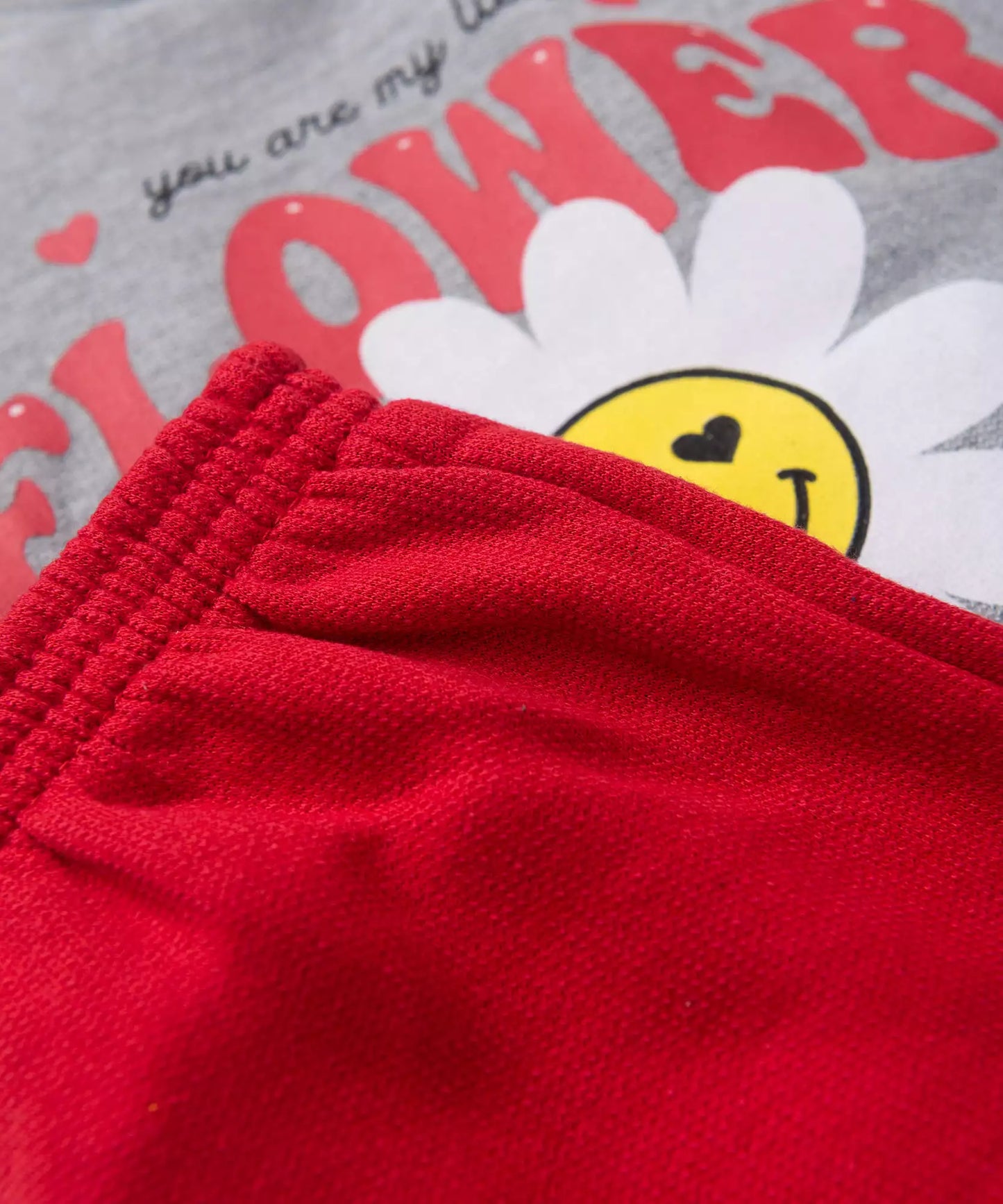 Conjunto de Frio Infantil Feminino Flor Mescla