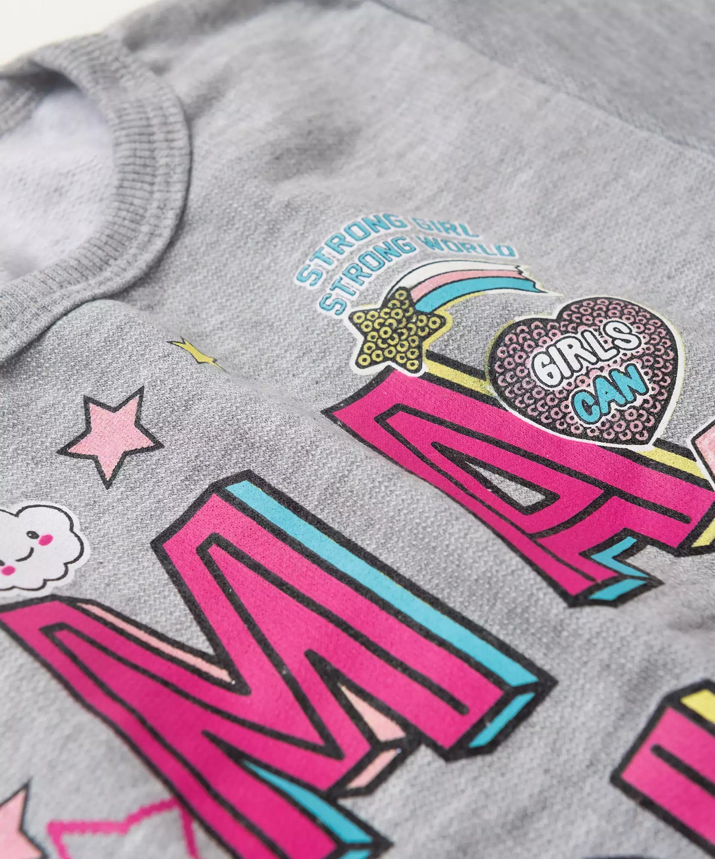 Conjunto de Frio Infantil Feminino Magic Mescla