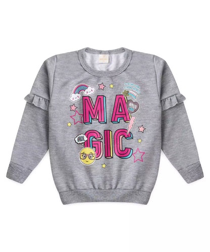 Conjunto de Frio Infantil Feminino Magic Mescla