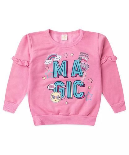 Conjunto de Frio Infantil Feminino Magic Rosa