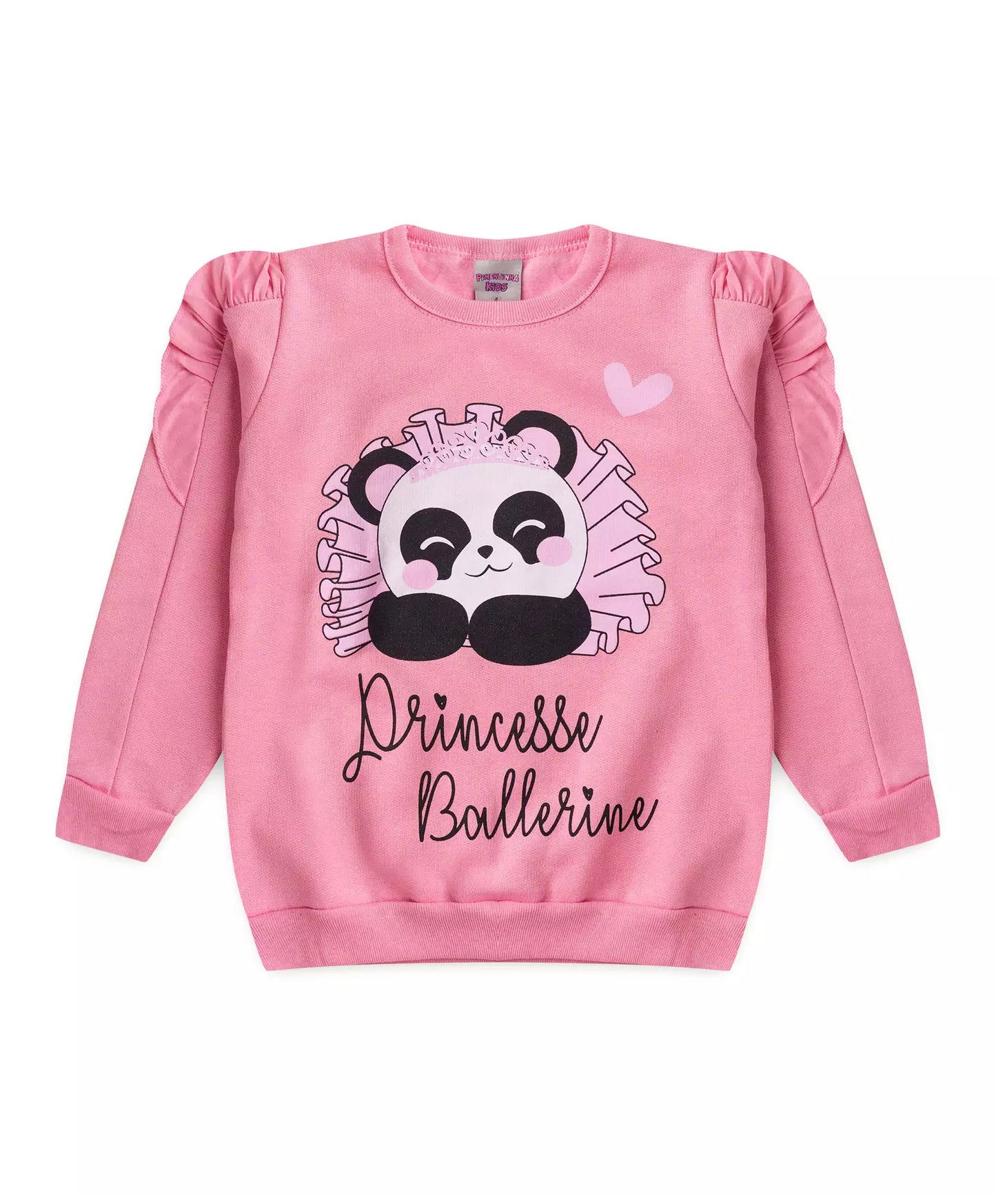 Conjunto de Frio Infantil Feminino Pandinha Rosa