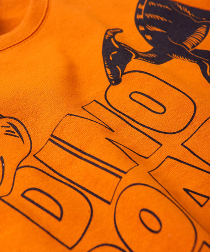 Conjunto de Frio Infantil Masculino Dinossauro Laranja