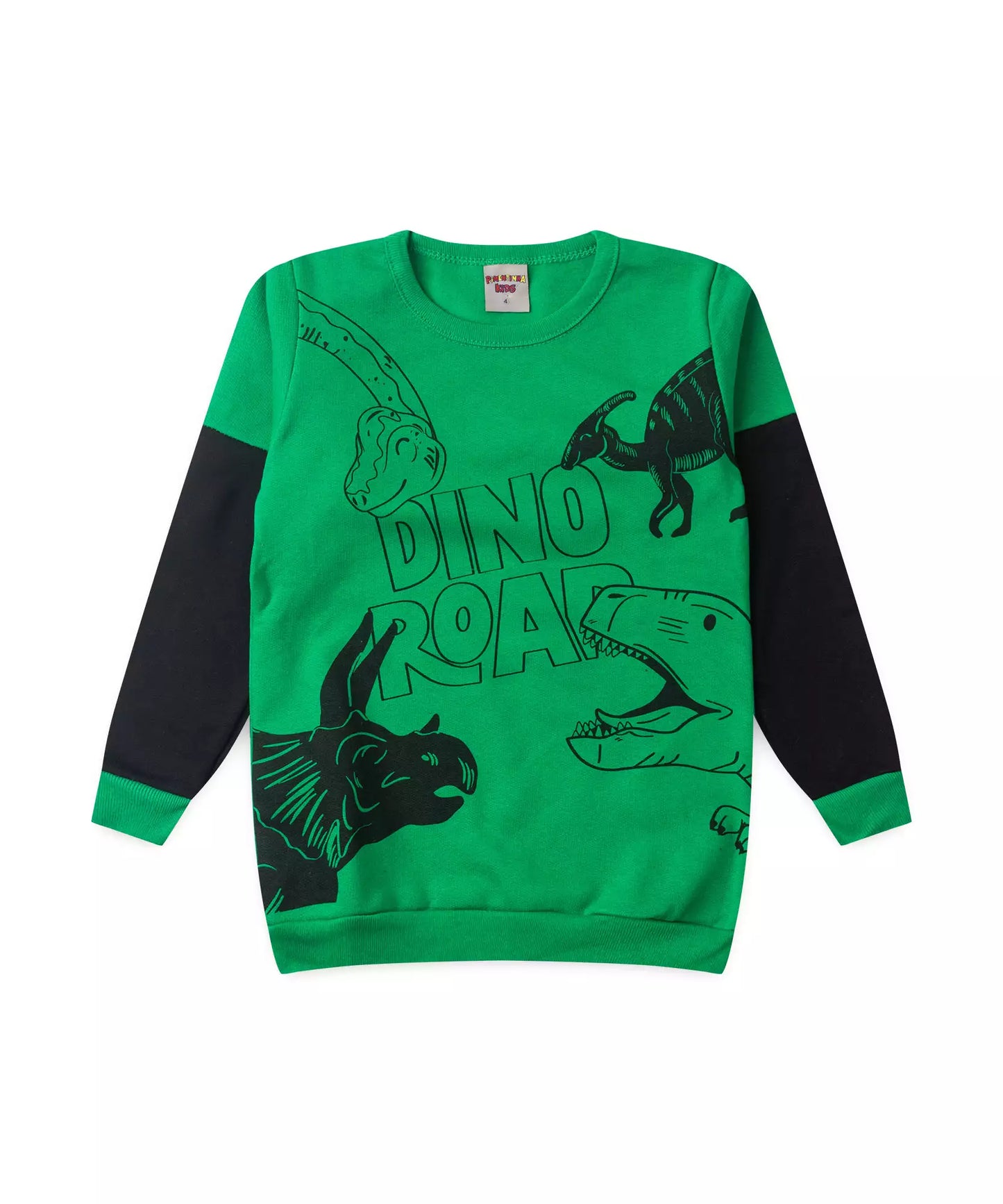 Conjunto de Frio Infantil Masculino Dinossauro em Verde