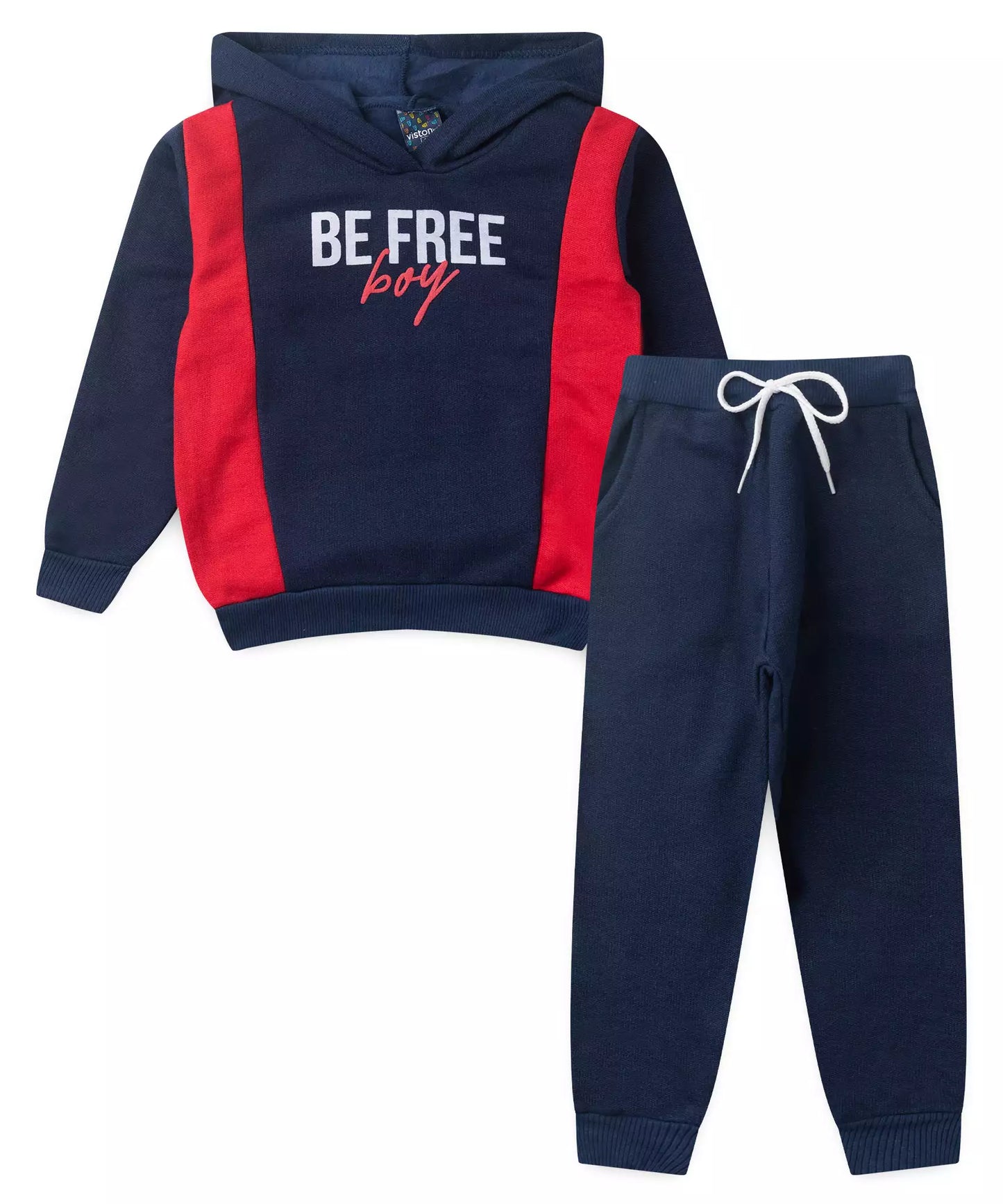 Conjunto de Frio Infantil Masculino Estampado no Marinho