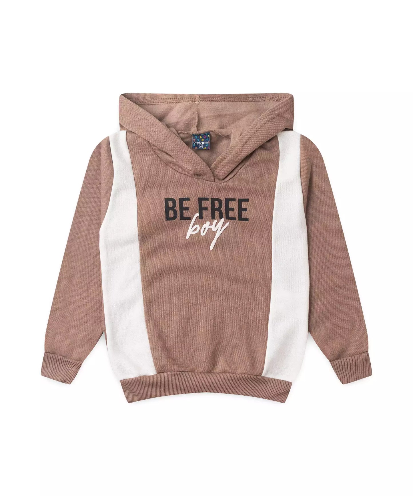 Conjunto de Frio Infantil Masculino Estampado Marrom