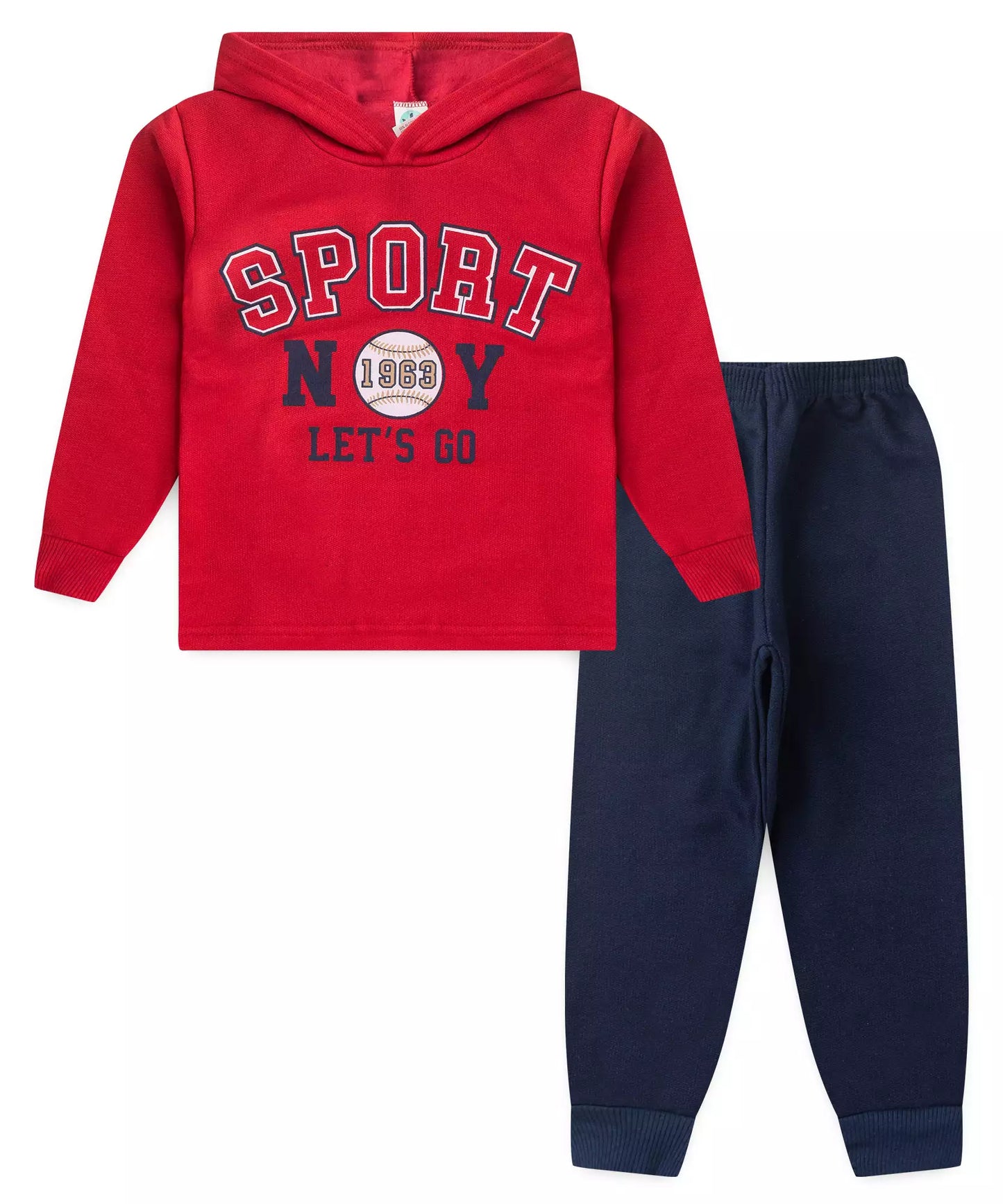 Conjunto de Frio Infantil Masculino Sport Vermelho