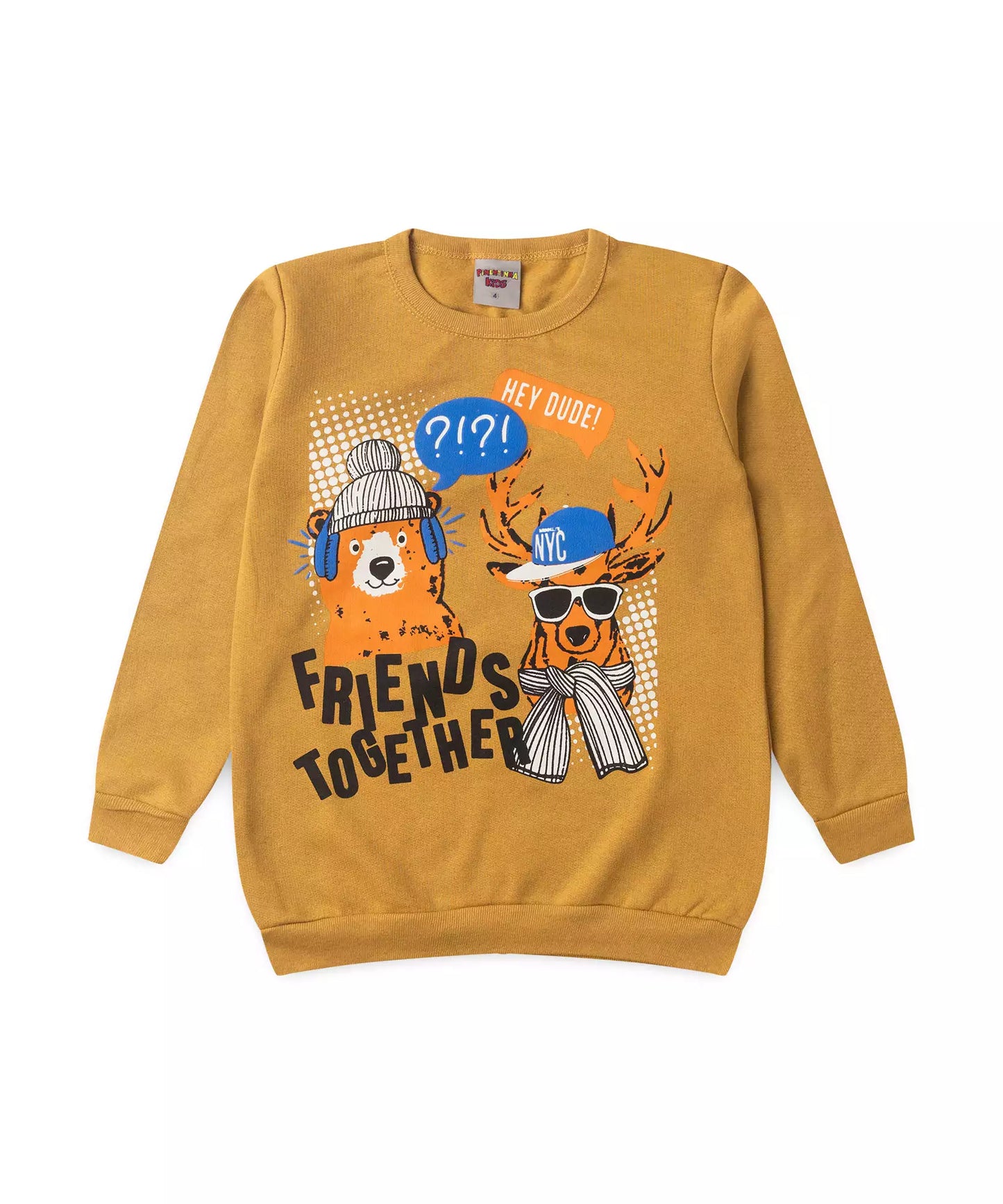 Conjunto de Frio Infantil Masculino Urso no Marrom