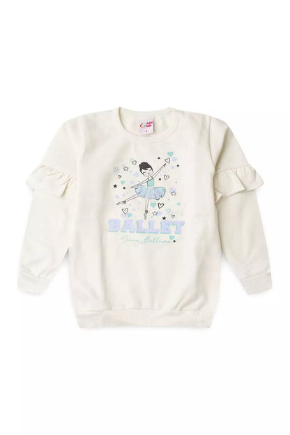 Conjunto de Frio Infantil Menina Bailarina Encantada Marfim