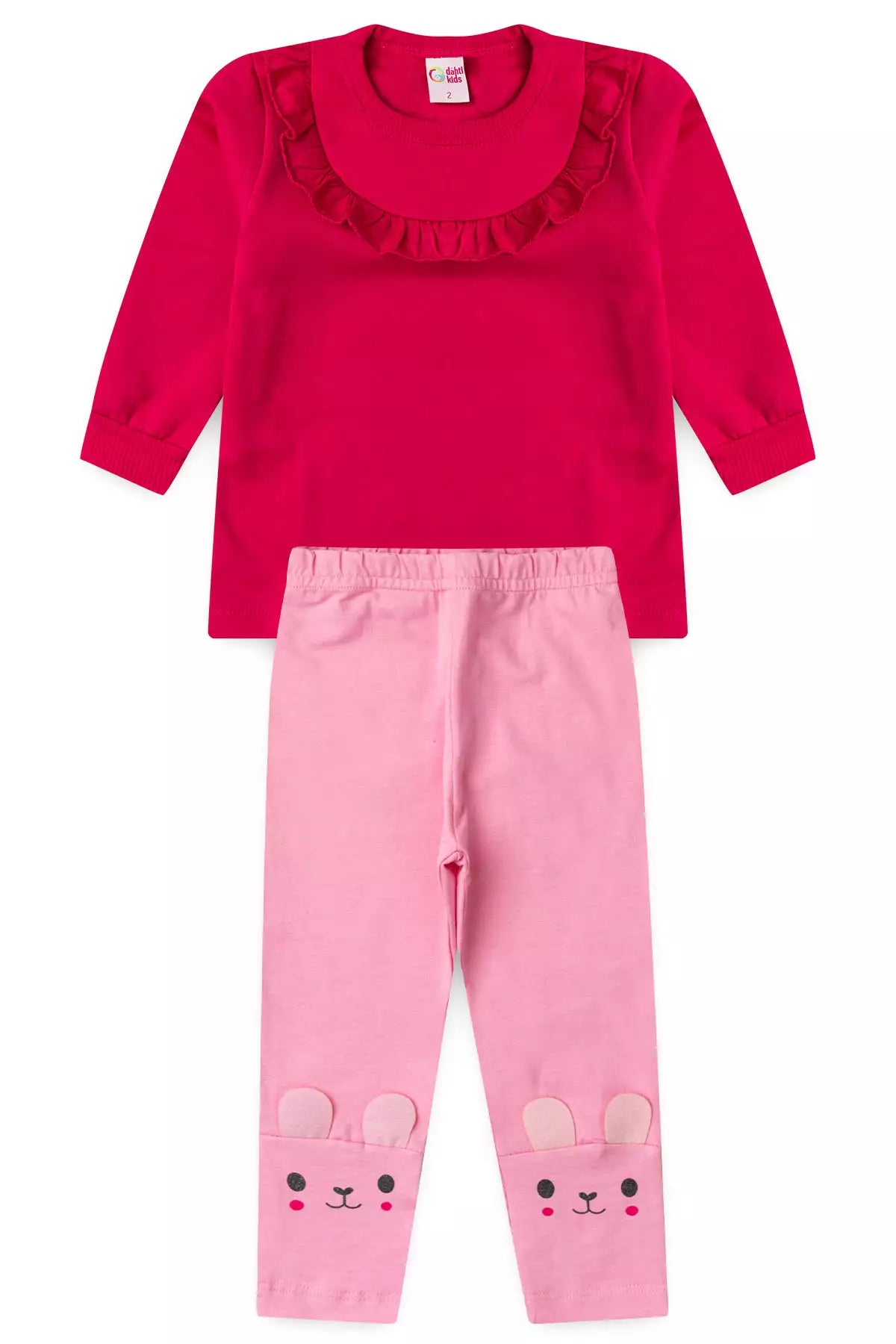 Conjunto de Frio Infantil Menina Bunny Pink