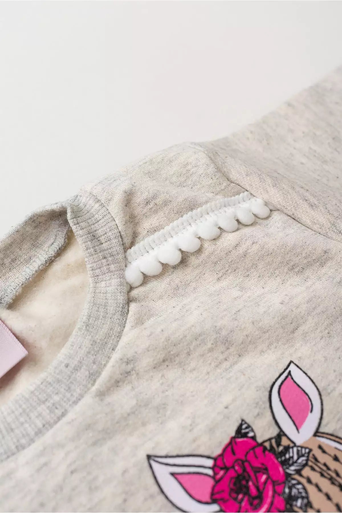 Conjunto de Frio Infantil Menina Bunny Pompom Mescla