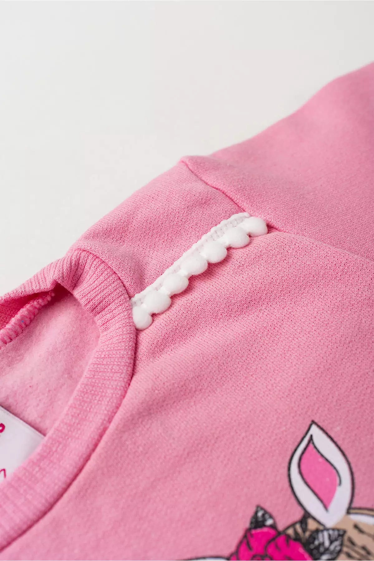 Conjunto de Frio Infantil Menina Bunny Pompom Rosa