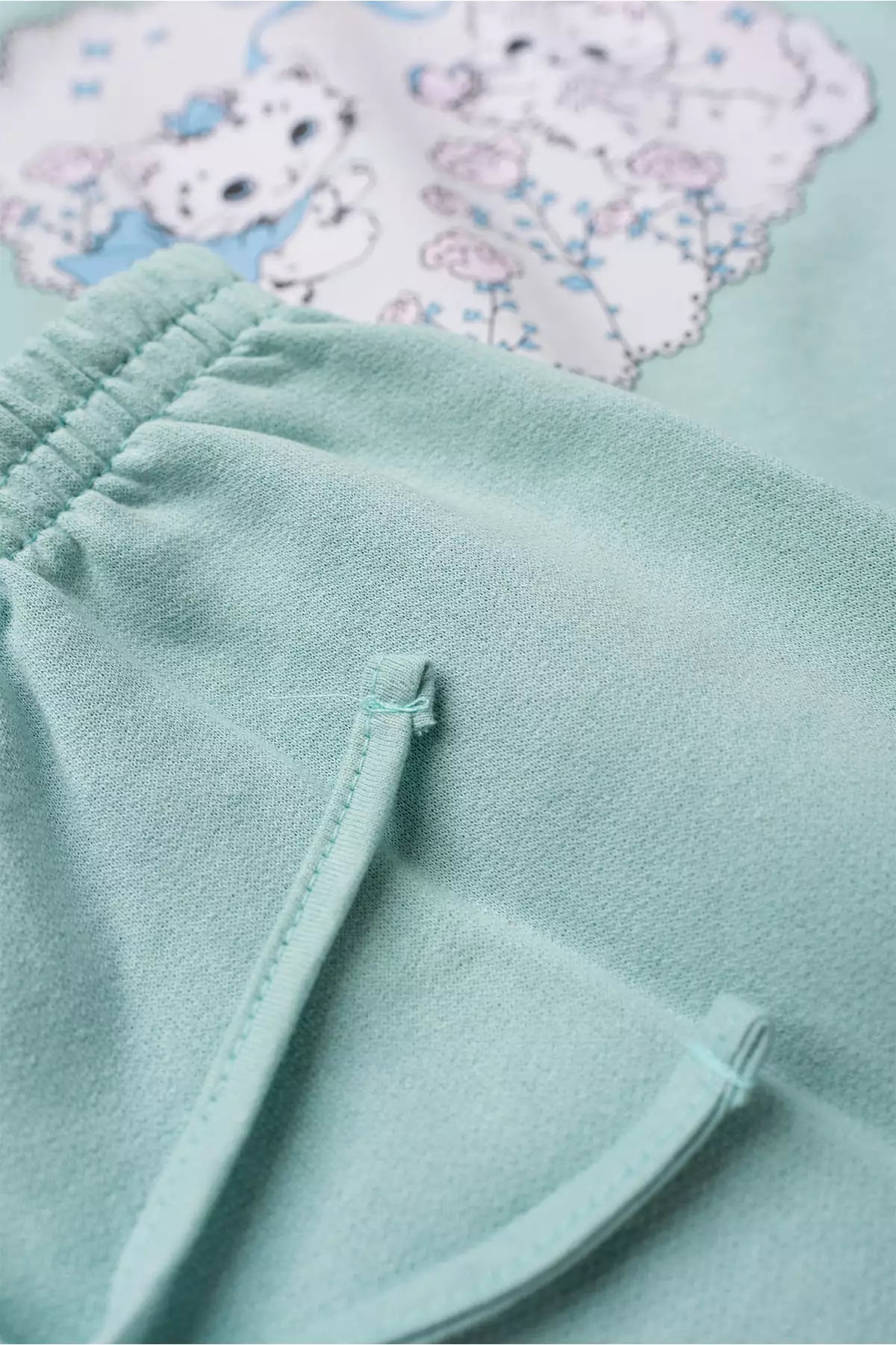 Conjunto de Frio Infantil Menina Gatinha Charm Verde