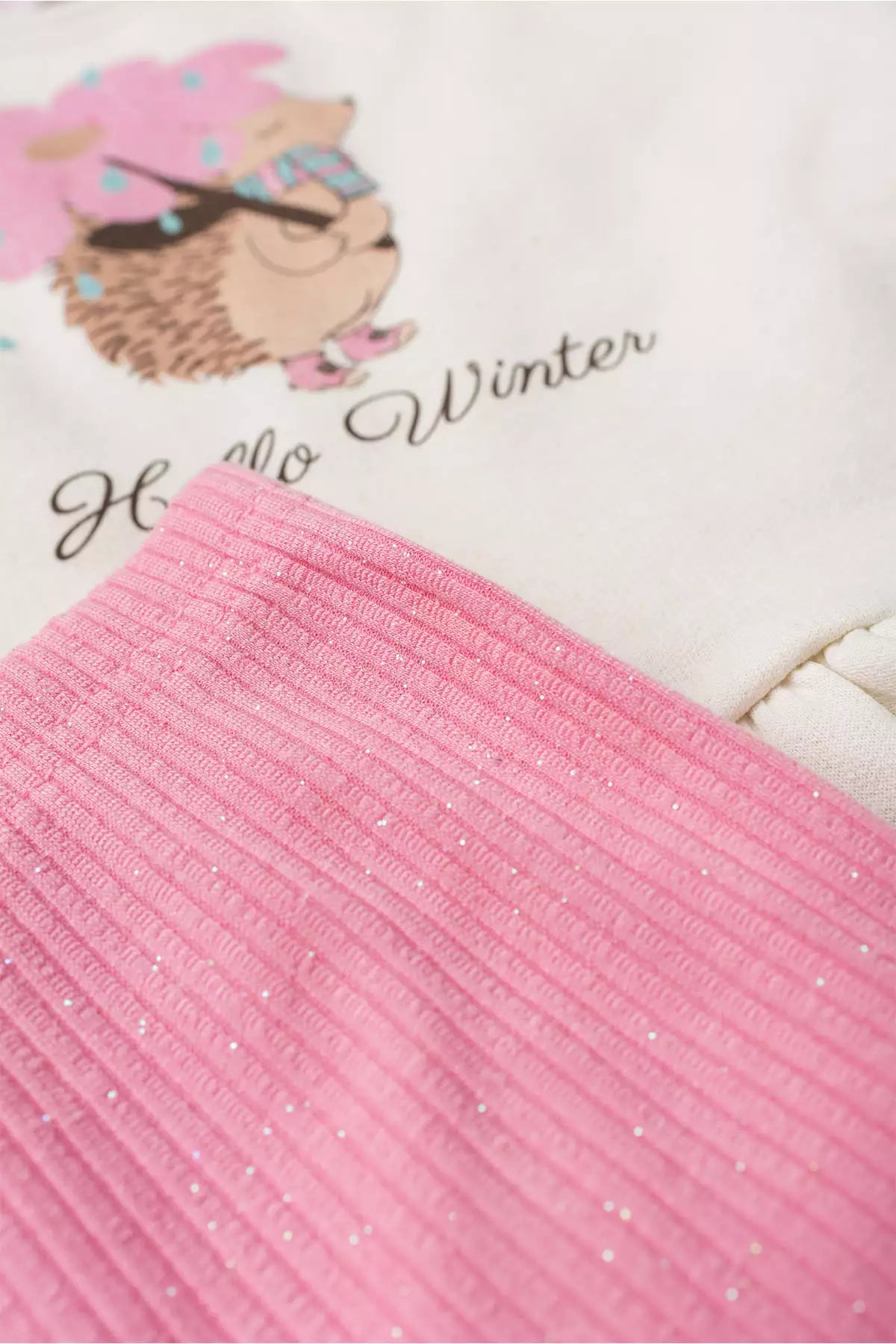 Conjunto de Frio Infantil Menina Hello Winter Marfim