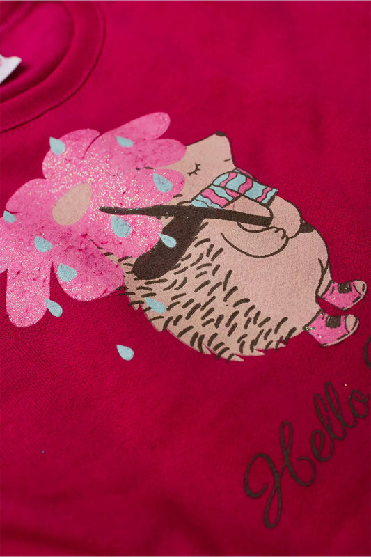 Conjunto de Frio Infantil Menina Hello Winter Pink