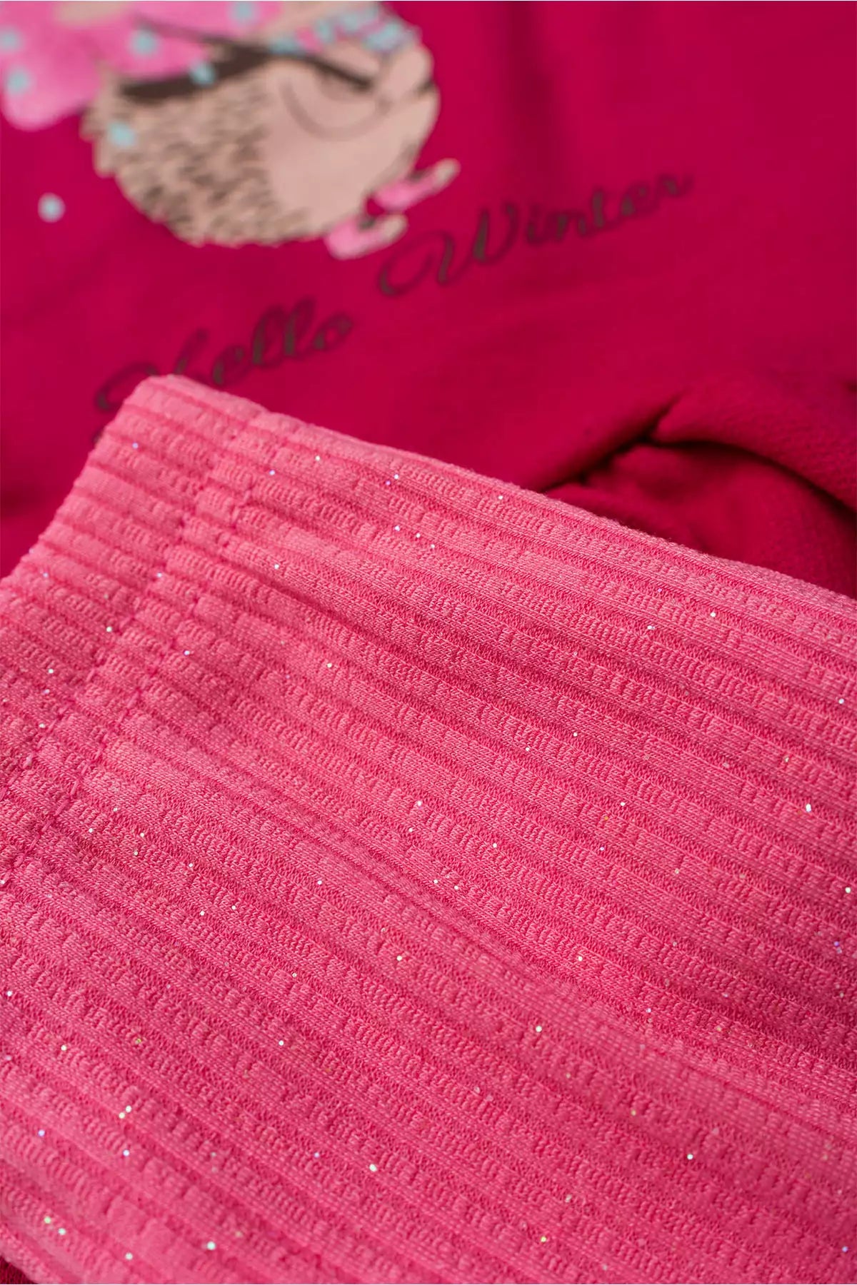 Conjunto de Frio Infantil Menina Hello Winter Pink