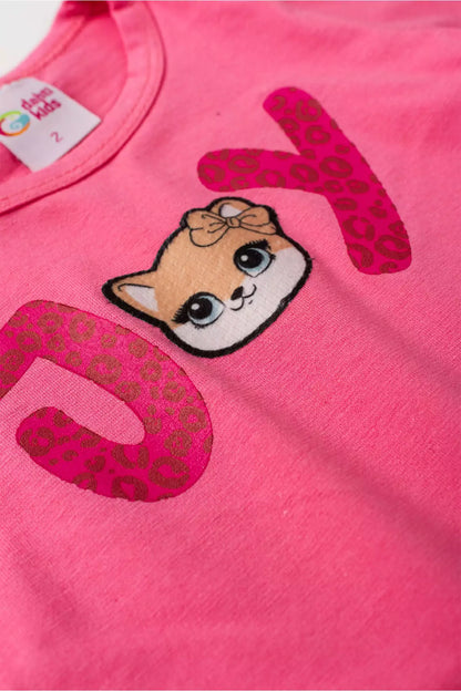 Conjunto de Frio Infantil Menina Joy Ursinho Rosa