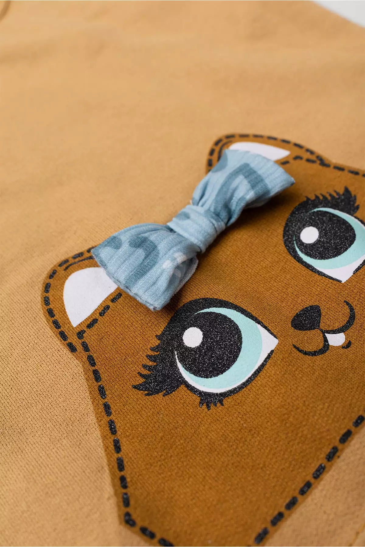 Conjunto de Frio Infantil Menina Ursinha Encantada Marrom