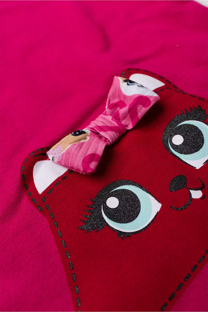 Conjunto de Frio Infantil Menina Ursinha Encantada Pink