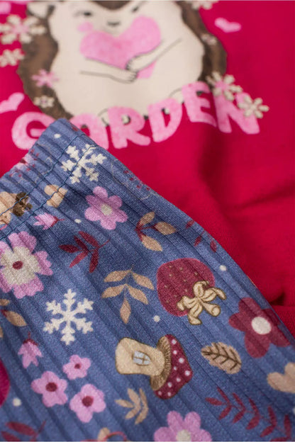 Conjunto de Frio Infantil Menina Winter Garden Pink
